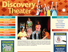 Tablet Screenshot of discoverytheater.org